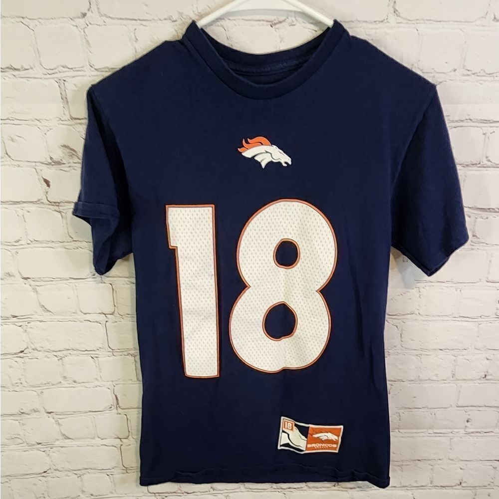 Men's Majestic Denver Broncos, Peyton Manning shirt, size small